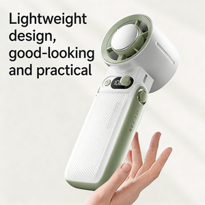 Mini Ventilador Portátil Sin Aspas Recargable con Luz, Ventilador Personal de Mano con Batería de 6000mAh, Ventilador de Alta Velocidad para Coche y Exteriores - Product Image 4