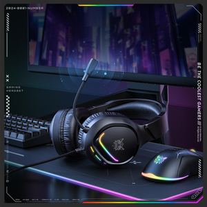 Onikuma X31 RGB <span class=keywords><strong>PS</strong></span> <span class=keywords><strong>Casque</strong></span> de jeu Son PC <span class=keywords><strong>Casque</strong></span> de jeu filaire - Product Image 3