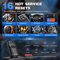 Lector de Códigos OBD2 Profesional A30D V2.0, Escáner de Sistema Completo, Reinicio EPB DPF, Herramienta de Diagnóstico Automotriz Android, 2 Años de Garantía