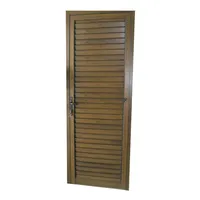 Power Coating Wood Exterior Door Shutter Designs