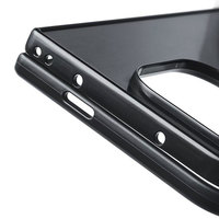 Coque de téléphone en PC noir mat rigide rainurée pour Google Pixel 11 Pro Fold, étui en plastique noir rainuré vierge pour Pixel 11 Pro Fold