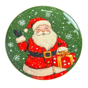 Nouvel ensemble de vaisselle en céramique rétro de luxe léger pour le thé de l'après-midi du Nouvel An et de Noël, motif de dessin animé, compatible micro-ondes - Product Image 5