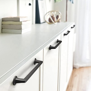 YONFIA 3715 - Tiradores y Pomos de Latón Cepillado para Puertas de Armarios de Cocina Modernos, Herrajes para Muebles - Product Image 2