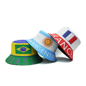 Sombrero de Pescador Reversible con Estampado de Bandera Nacional de <span class=keywords><strong>Argentina</strong></span>, Brasil y México, Estilo Panamá para Verano y Actividades al Aire Libre - Product Image 3