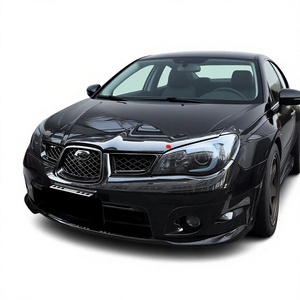 Rejilla de Repuesto para Subaru Impreza WRX STI 2006 2007, Parachoques Delantero, Color Negro Piano, Textura de Fibra de Carbono ABS - Product Image 4