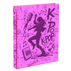 <span class=keywords><strong>Album</strong></span> à anneaux personnalisé pour cartes <span class=keywords><strong>photo</strong></span> K-pop, avec pages de couverture fluorescentes à motif lumineux pour collection de photocartes <span class=keywords><strong>d</strong></span>'idols - Product Image 6