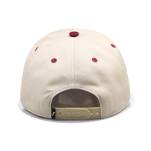 Cotone personalizzato 5 pannelli a cornice ricamata nuovi cappelli da Fitness personalizzati con Logo da uomo cappelli da Baseball bicolore - Product Image 6
