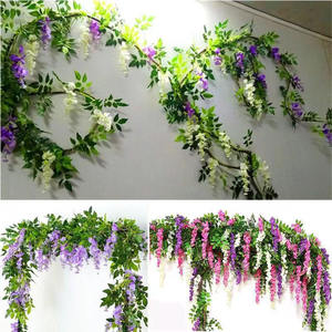 Arco de Boda para Jardín o Exterior, Decoración Floral, <span class=keywords><strong>Flores</strong></span> Artificiales Colgantes de Glicinia para Boda - Product Image 6