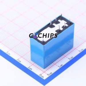 SMI-12VDC-SL-2C Power Relay DIP,13x29.2mm Relay 12V 2 Changeover: 2C (DPDT-Changeover)::: 8 250V-AC - Product Image 2