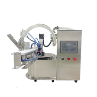 Machine de remplissage et de bouchage automatique pneumatique à tête unique à haute vitesse pour bouteilles en plastique, haute précision