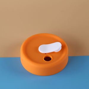 Cute Cartoon Dust-proof Silicone Cover with Double-Hole for Large Straws Business & Promotional <b>Gift</b> Idea - Product Image 2