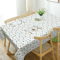 Nappe carrée imperméable en PEVA, motif géométrique simple, pour la maison, l'hôtel, la cuisine, la salle à manger, la décoration de fête