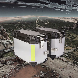 XINGQIXIA Boîte latérale de <span class=keywords><strong>moto</strong></span> en alliage d'aluminium 38L étanche à démontage rapide pour maxi-scooter et <span class=keywords><strong>moto</strong></span> - Product Image 3