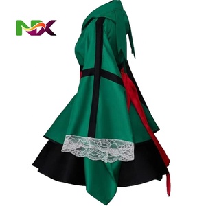 Costume d'anime pour femmes, costume de cosplay <span class=keywords><strong>Midoriya</strong></span> Izuku Deku, kimono, tenue de Katsuki Todoroki, robe de princesse Lolita, robe de demoiselle d'honneur, sur mesure - Product Image 3