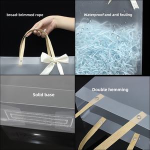 Venta al por mayor transparente <span class=keywords><strong>PE</strong></span> bolsas de plástico esmerilado <span class=keywords><strong>PP</strong></span> para ropa regalo embalaje bolsas de la compra - Product Image 6