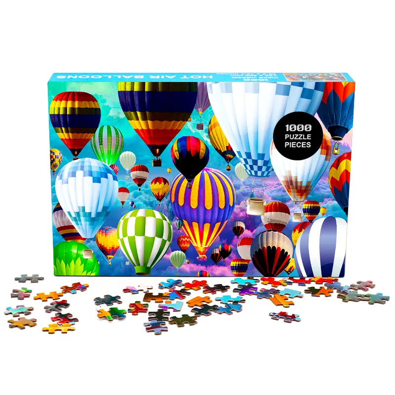 Custom puzzle hersteller 1000 stück jigsaw puzzle