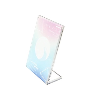 L T Hình Dạng 4Mm Từ Acrylic Đơn Chủ A5 Hai Hai Mặt Bảng Talker 3Mm Acrylic Áp phích Đăng Chủ - Product Image 2