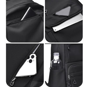 Sac à dos pour ordinateur portable imperméable avec logo personnalisé, mochila escolar, sac à dos en nylon Oxford, sac à dos de voyage, sacs d'école - Product Image 4