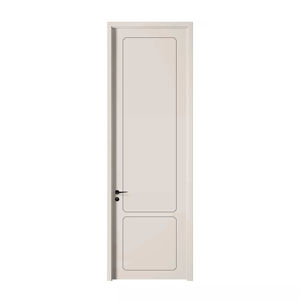 Portes intérieures modernes coupe-vent en gros, portes intérieures en bois massif à grain naturel pour appartement - Product Image 3