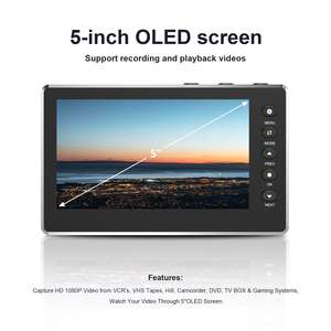 Carte de capture vidéo HD 1080P 60FPS USB 2.0 Convertisseur AV/ Enregistreur Compatible Linux pour magnétoscope/VHS/<span class=keywords><strong>Hi8</strong></span>/Caméscopes/Systèmes de jeu - Product Image 3