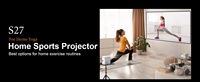 Nouveau système de mise au point électrique Android 12 1080P 4K BT WiFi vidéo Smart Portable LED LCD numérique Home cinéma HD projecteur intelligent