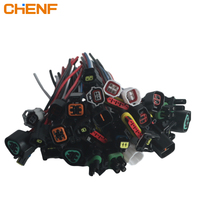 Adaptateur Électrique Moto Étanche 3 Broches Femelle Modèle M8, Faisceau de Câblage Automobile en Cuivre, Connecteur IP67 Niveau 60V 13A, PCB d'Alimentation