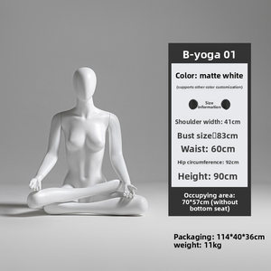 <span class=keywords><strong>Mannequin</strong></span> de sport et de yoga pour <span class=keywords><strong>femme</strong></span>, corps entier, très vendu, avec un teint réaliste, corps en fibre de verre mat pour vitrine - Product Image 5