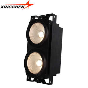 Venta caliente <span class=keywords><strong>de</strong></span> fábrica <span class=keywords><strong>de</strong></span> dos ojos COB audiencia película <span class=keywords><strong>y</strong></span> televisión luz escenario 200W efecto relleno luz DJ luz DMX Control Dual Color - Product Image 4