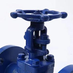 Vanne à boisseau sphérique Z41H-16 A105 en acier forgé à double bride avec résistance aux hautes températures pour l'huile, bride en acier inoxydable soudée - Product Image 3