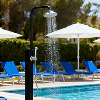 Colonne de douche extérieure Jade 20l de grande capacité au bord de la piscine et support de douche solaire extérieur durable