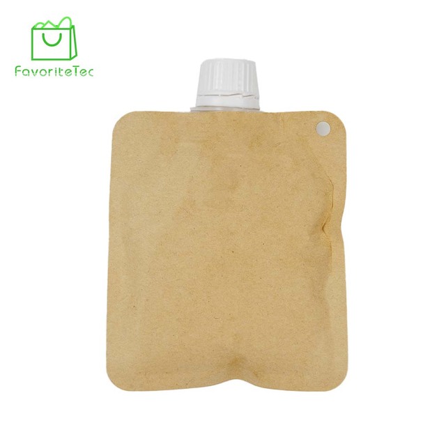 Custom Biodegradable Moisture Proof Gravure Printed Stand Spout Pouch for Baby Food Milk Juice Liquid Olive Oil PE Plastic Bags