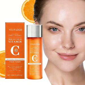 Tónico Facial de Vitamina C de Marca Privada, Tónico Facial Suavizante con Hialuronato de Sodio, Tónico Facial Iluminador e Hidratante con Nicotinamida, OEM - Product Image 1