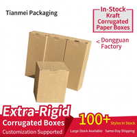 Boîte en carton ondulé kraft personnalisée, emballage pliable pour l'expédition Amazon, boîte cadeau