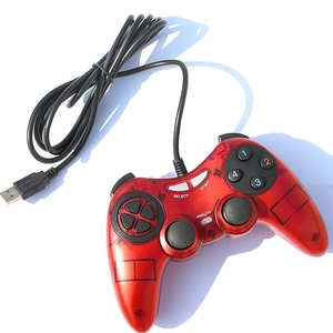 डबल कंपन वायर्ड खेल नियंत्रक जॉयस्टिक पीसी कंप्यूटर <span class=keywords><strong>Gamepad</strong></span> के लिए - Product Image 5