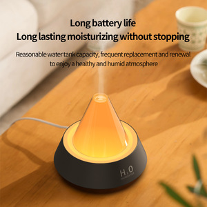 Nuovo Diffusore di Aromi Creativo con Effetto Tramonto a Sette Colori, Umidificatore Intelligente a Ultrasuoni Alimentato USB - Product Image 4