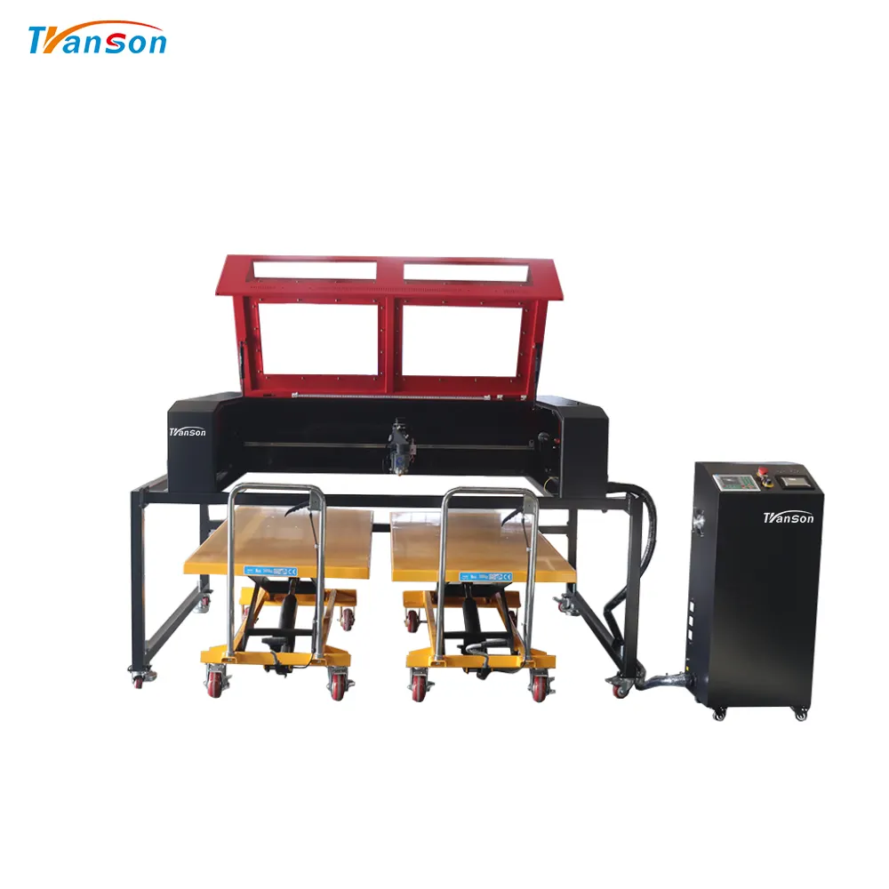 High Speed CNC Laser Cutting Machine 150-180W cnc laser engraving machine With Elevating truck