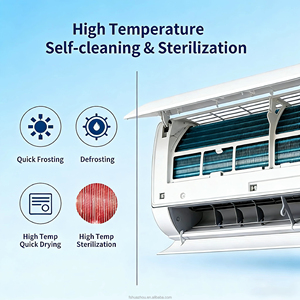 Climatiseur mural de haute qualité 9000 BTU, 12000 BTU, 24000 BTU, SEER élevé pour la maison, refroidissement et chauffage - Product Image 3