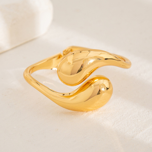 <span class=keywords><strong>4</strong></span> Miếng Thiết Kế Kim Loại Lớn Giọt Bangles Vòng Đeo Tay Thiết Lập Cho Phụ Nữ Hợp Thời Trang Phụ Nữ Hàng Ngày Dày Cuff Vòng Đeo Tay Thời Trang Tay Đồ Trang Sức - Product Image 5