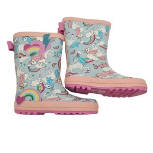 Botas de lluvia impermeables con Logo personalizado para niños, impermeables, con estampado de Anime - Product Image 4