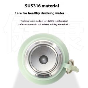 Nouvelle thermos en acier inoxydable 316 à haute valeur chromatique, portable, pour l'extérieur, avec séparation du <span class=keywords><strong>thé</strong></span>, petite tasse avec couvercle, design classique, pour femmes - Product Image 4