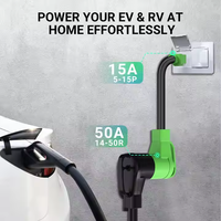 Conectores NEMA 5-15P a 14-50R EV de alto rendimiento para Tesla Heavy Duty 50 Amp 15 Amp 110V EV adaptador para coches EV nueva condición