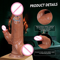 Vibrador de Pene Artificial Realista, Suave, Eléctrico, Simulado, Engrosado, para Adultos, Resistente al Agua y Ecológico