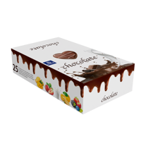 Boîtes d'affichage en papier avec logo personnalisé, laminage mat pour bonbons, gelées, barres chocolatées, collations, prêt pour la vente au détail, prêt pour l'emballage des aliments pour bébés