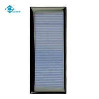 Pengisi Daya Pengontrol Tenaga Surya Tahan Air 0.45W Panel Surya Epoxy Tahan Cuaca ZW-9339 Panel Surya Berlapis Epoxy 2V