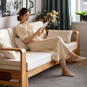 سرير بسيط ثنائي الغرض مع تخزين قابل للطي تلسكوبي متعدد الوظائف لغرفة المعيشة الصغيرة - Product Image 6