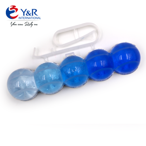 Bloque de Gel Limpiador para Inodoro, Eliminador de Olores y Prevención de Cal para Borde o Cisterna, Funciona como Limpiador de Inodoros con Soporte para Borde - Product Image 3