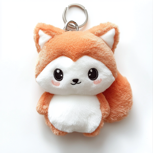 OEM ODM best-seller porte-clés peluche personnalisé mini taille mignon animal <span class=keywords><strong>renard</strong></span> joli pendentif sac cadeau - Product Image 1