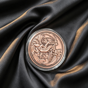 Barra de cobre de 1 onza para regalo, medalla de recuerdo - Product Image 4
