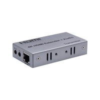 Extensor HDMI de 120M con 1080p 4K 3D compatible con Cat 5E/6 para aplicaciones informáticas para transmisor y receptor HDMI