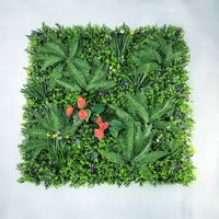Mur d'herbe de confidentialité en plastique écologique personnalisé panneau murs verts artificiels panneaux de haie de buis 60cm